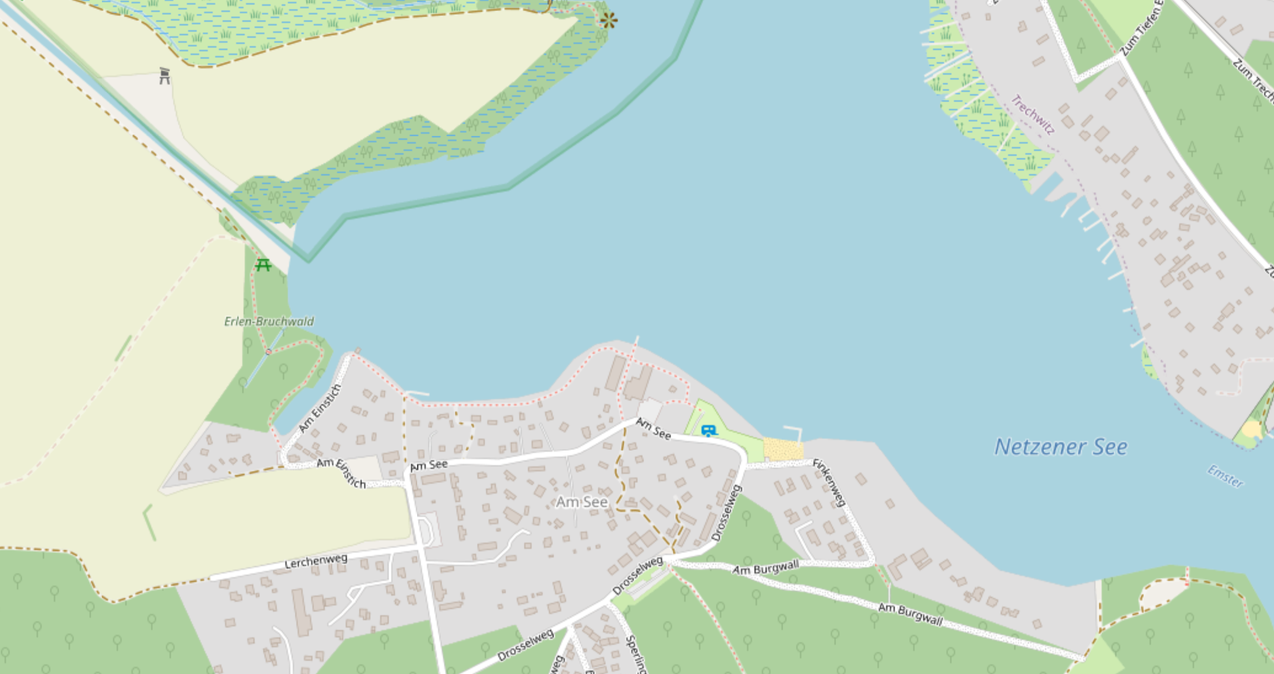 Standort Kanuverleih Netzen Am See auf der Karte